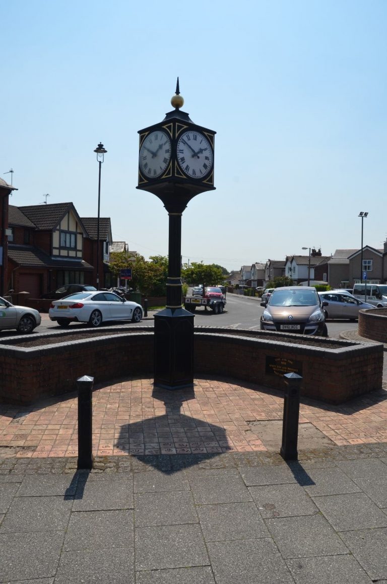 Knott End and Preesall Millennium Clock at Knott End Village
