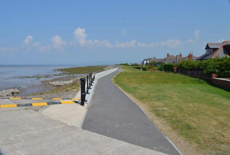 Knott End seafront footpath