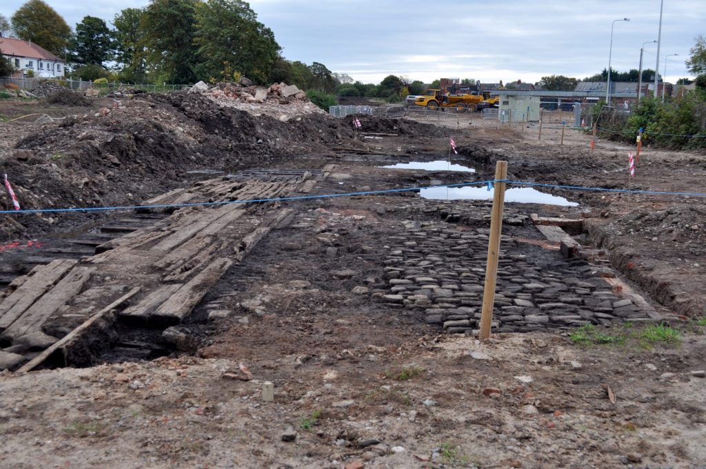 Old railway lines uncovered in Poulton