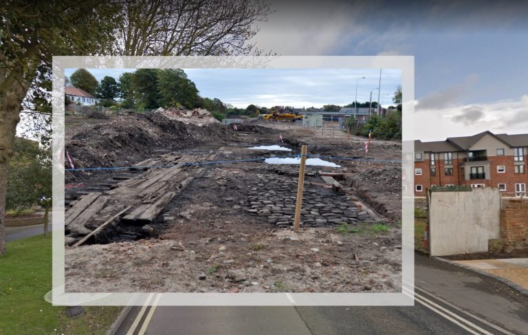 Old Railway Station and Tracks Uncovered in Poulton